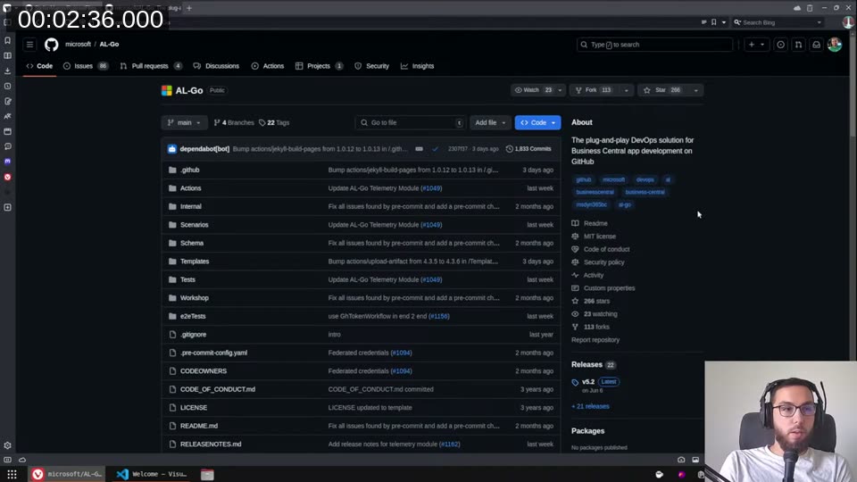 AL-Go repository on GitHub
