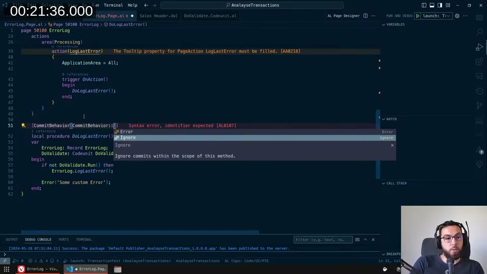CommitBehavior::Ignore option in intellisense