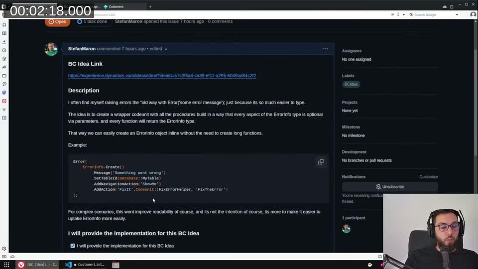 The GitHub issue / BC Idea describing the wrapper concept