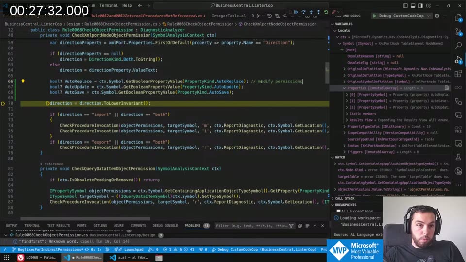 XMLPort analyser C# code reading AutoReplace, AutoUpdate, AutoSave via GetSimplePropertyValue